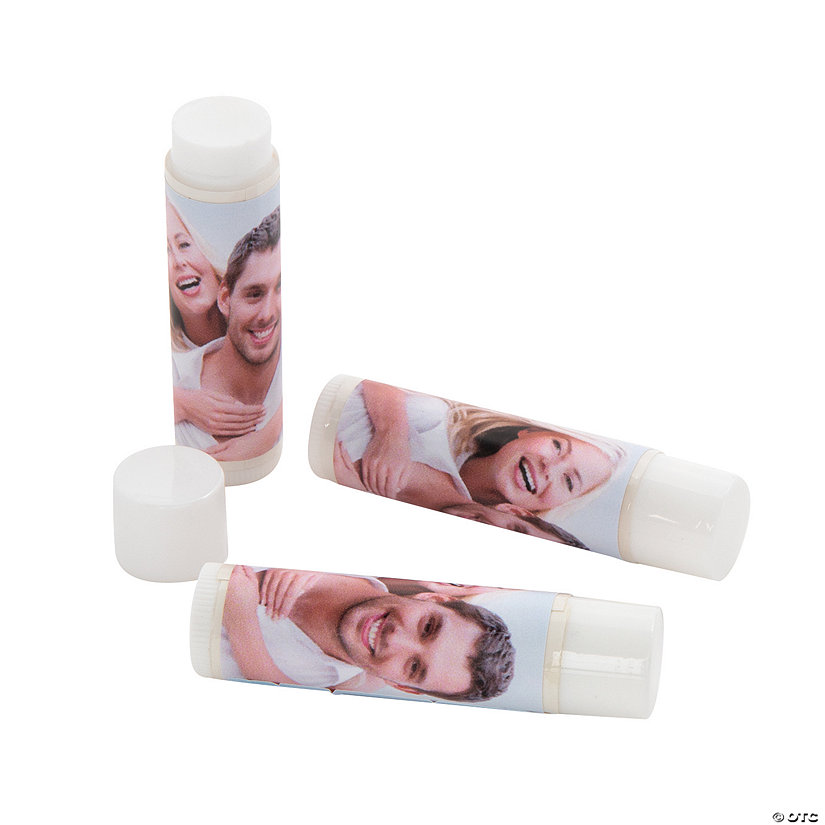 Personalized Custom Photo Lip Balm Covers - 12 Pc. Image