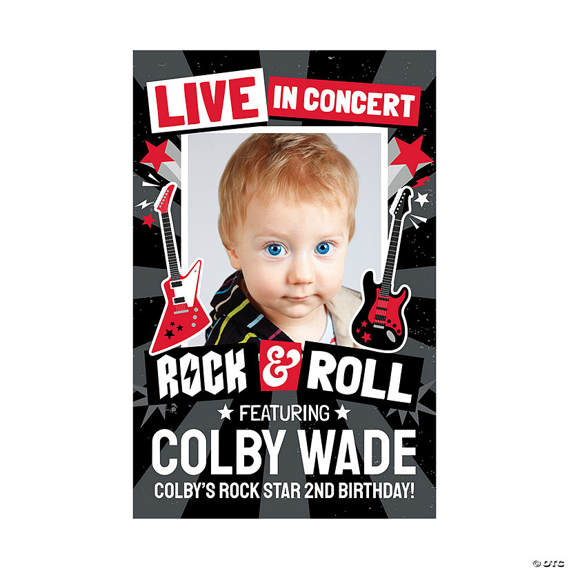 Personalized Custom Photo Rock Star Sign Image