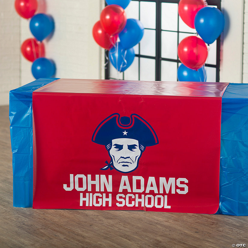 Personalized Custom School Logo Table Runner Image