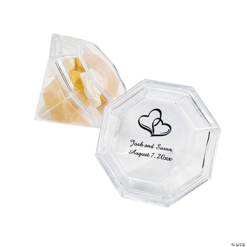 Personalized Diamond-Shaped Boxes - 24 Pc. Image