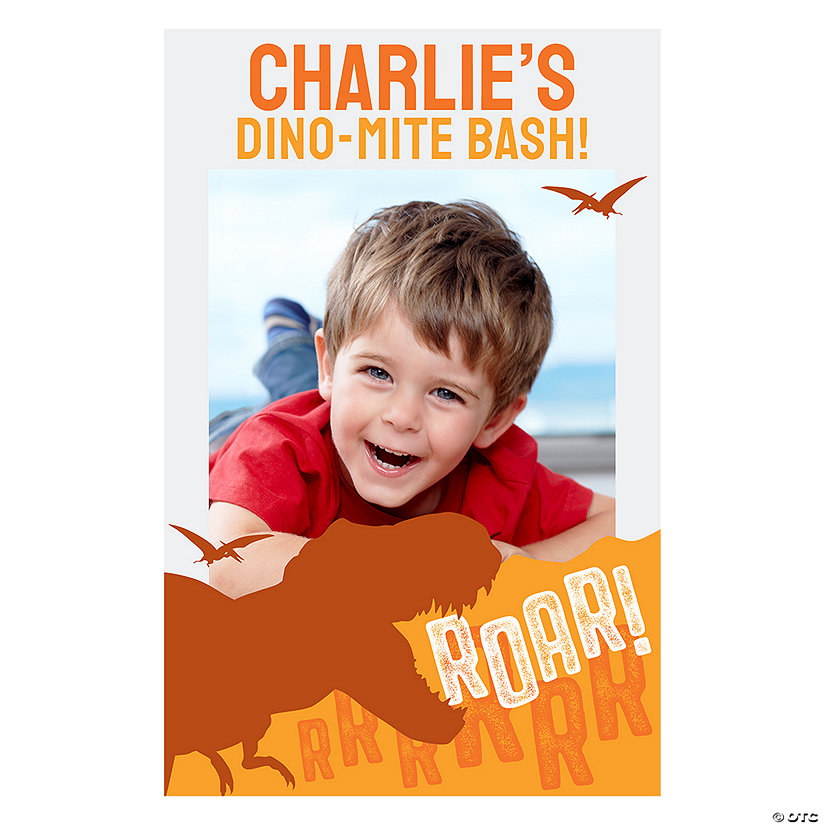 Personalized Dino Dig Custom Photo Sign Image