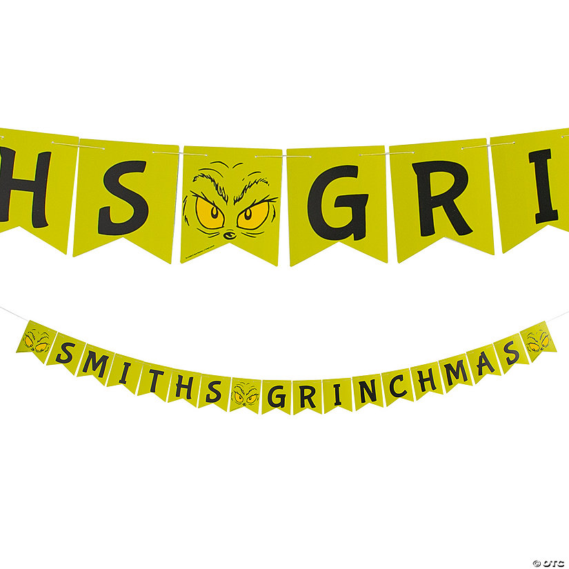 Personalized Dr. Seuss&#8482; The Grinch Garland Image Thumbnail