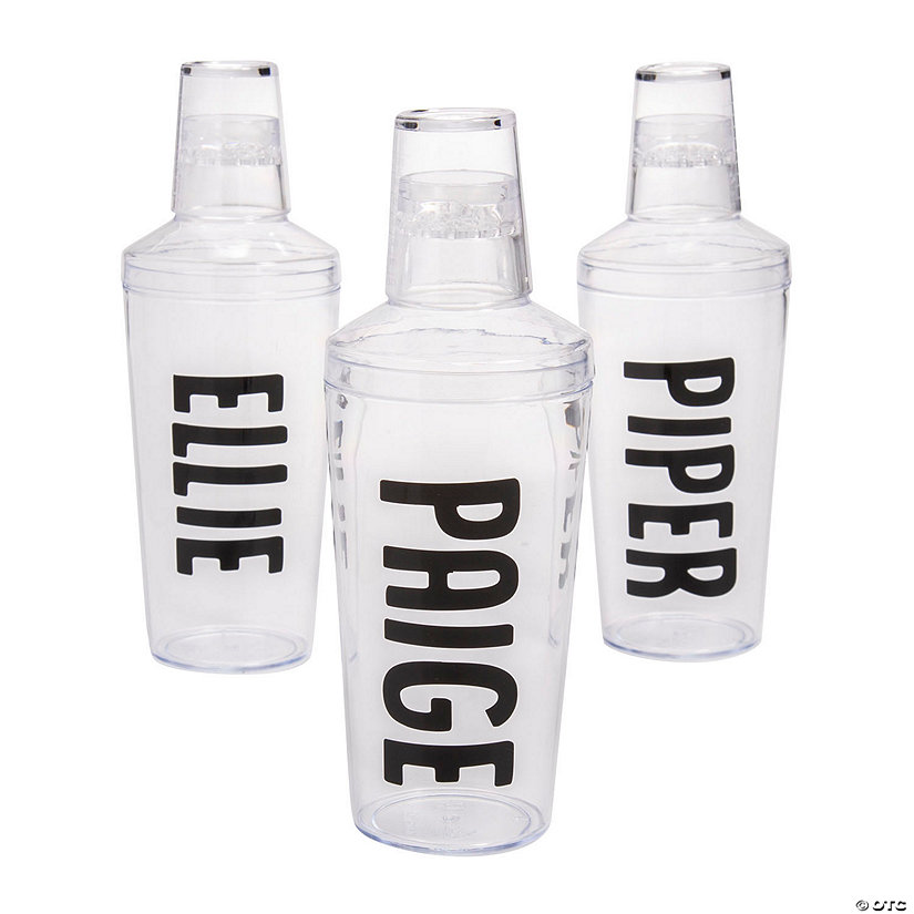 Personalized Drink Shakers 3 Pc. Oriental Trading