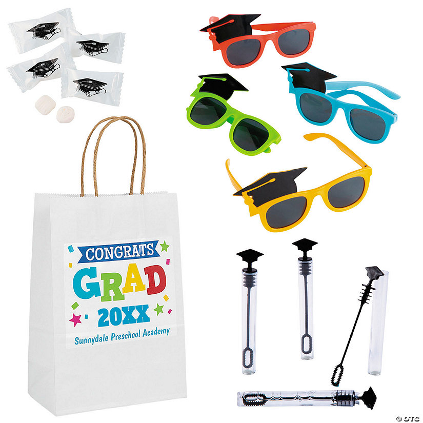Personalized Elementary Graduation Party Favor Kit for 24