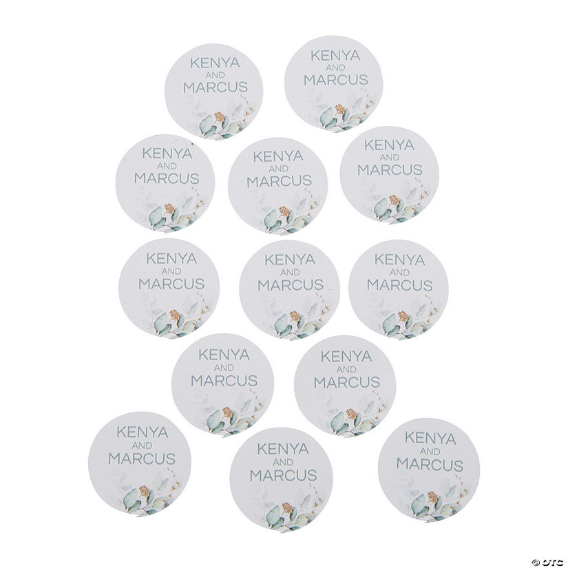 Personalized Eucalyptus Confetti - 50 Pc. Image