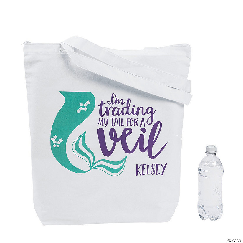 Personalized Extra Large Tote Bags Literacy Basics