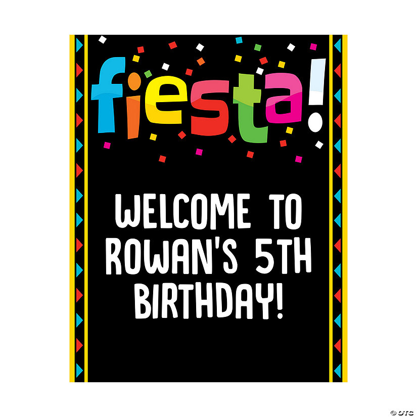 Personalized Fiesta Sign Image