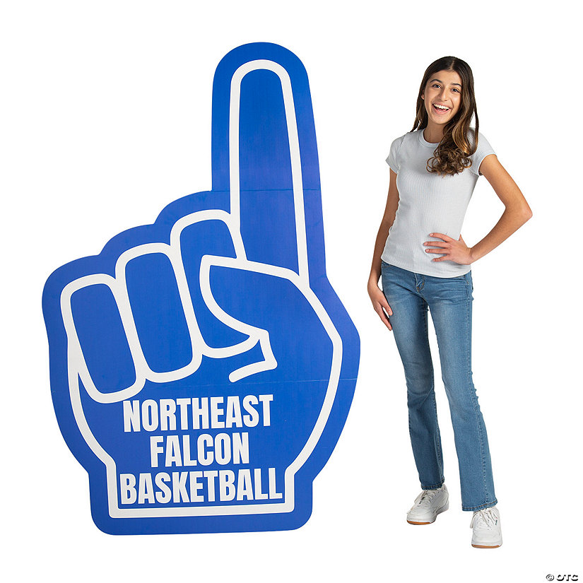 Personalized Foam Hand Stand-Up Image Thumbnail