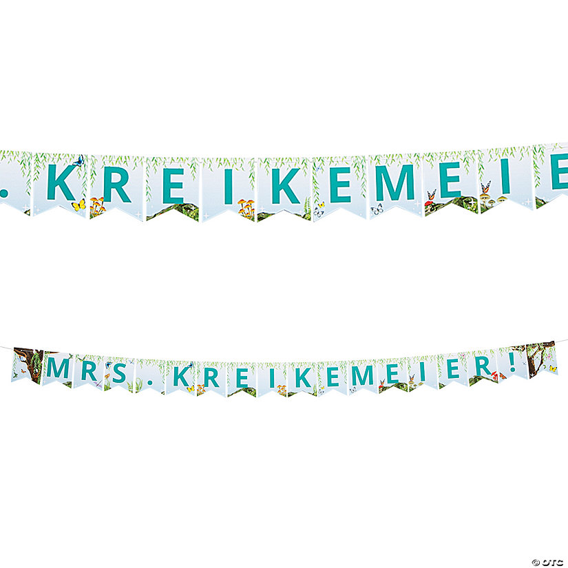 Personalized Forest Pennant Garland Image