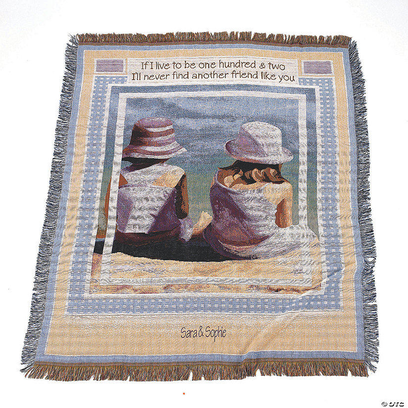 Personalized "Friends" Tapestry Throw Discontinued