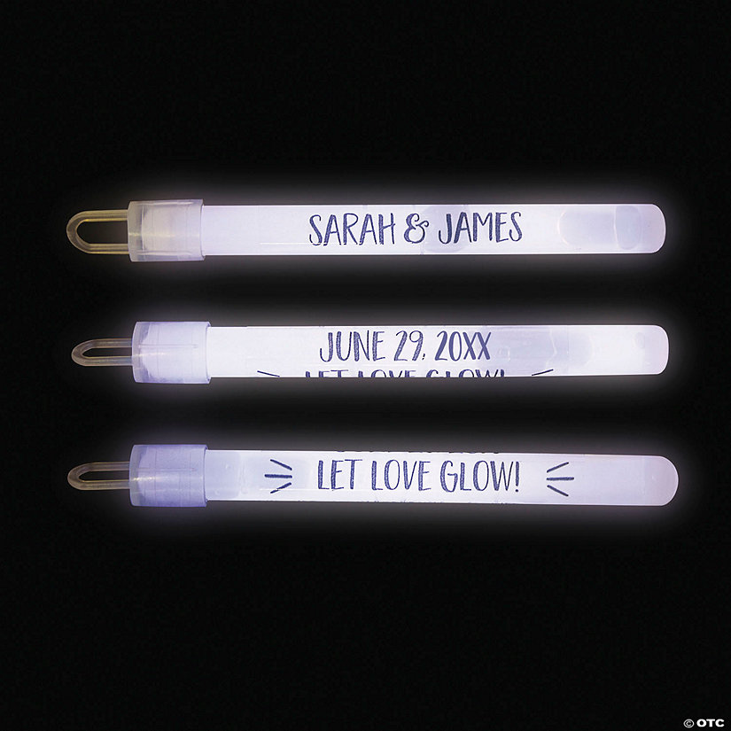 Personalized Glow Sticks - 12 Pc. Image