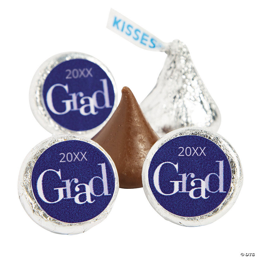 Personalized Grad Hershey&#8217;s<sup>&#174;</sup> Kisses<sup>&#174;</sup> Stickers - 60 pc. Image Thumbnail