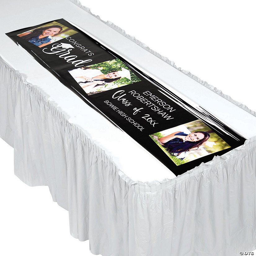 Personalized Graduate Custom Photo Table Runner Oriental Trading