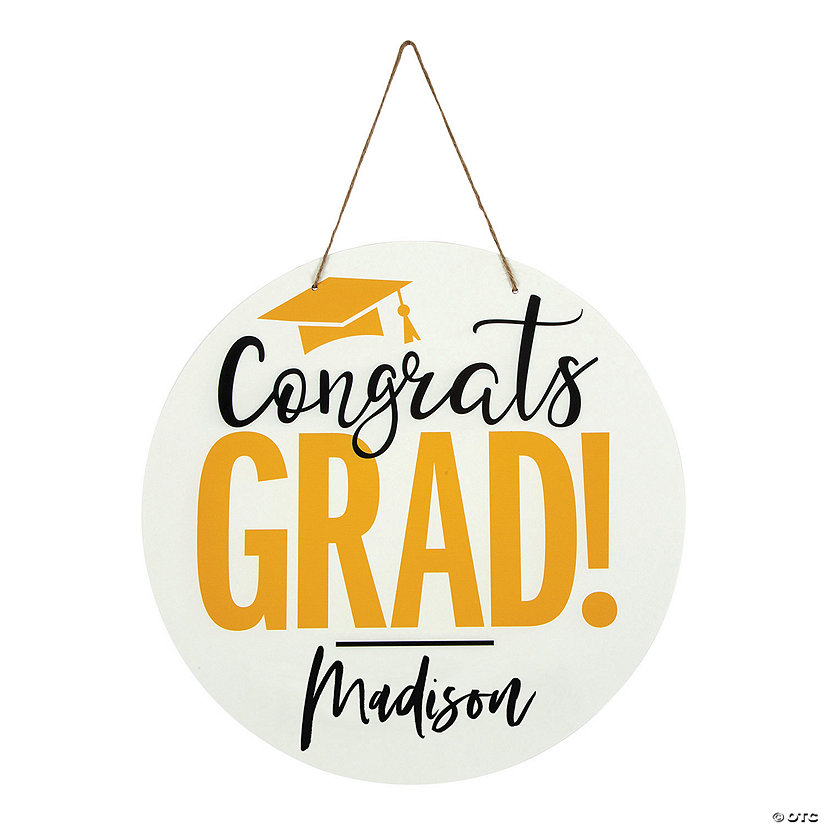 Personalized Graduation Door Sign Image Thumbnail