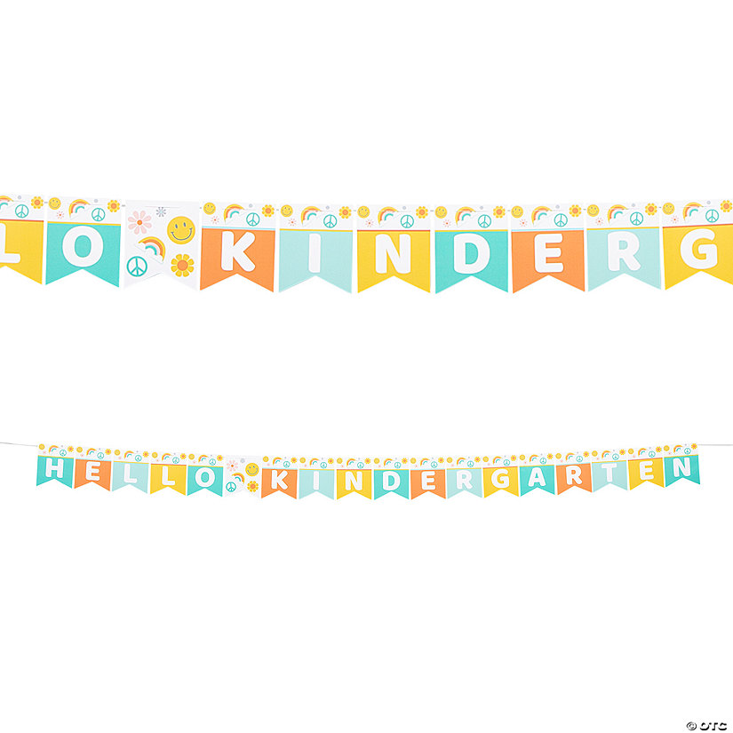 Personalized Groovy Pennant Garland Image
