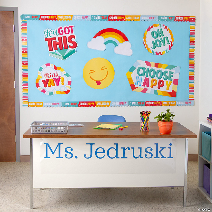 Personalized Happy Day Teacher Desk Decorating Kit - 19 Pc.