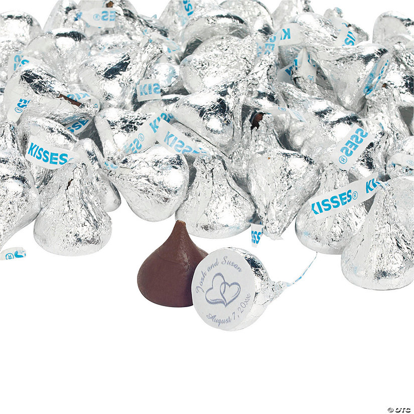 Personalized Hershey’s® Kisses® Two Hearts Chocolate Candy 54 Pc.