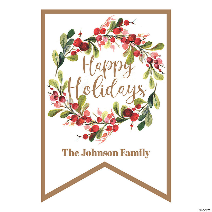 Personalized Holiday Door Banner Oriental Trading