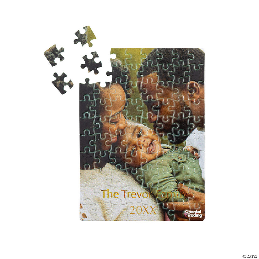 Personalized Image Upload Small Jigsaw Puzzle - 50 Pc. Image Thumbnail