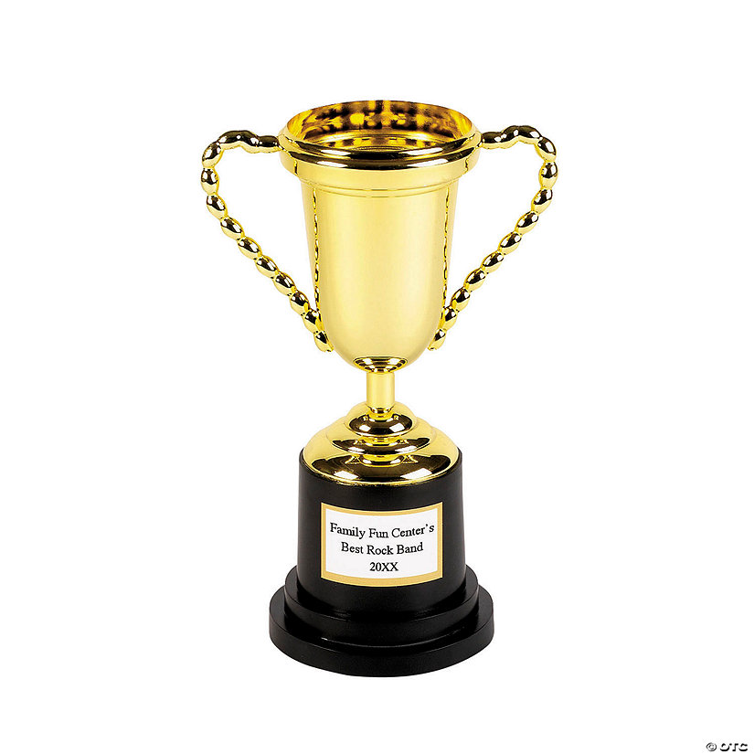 Personalized Large Gold Trophy Image Thumbnail
