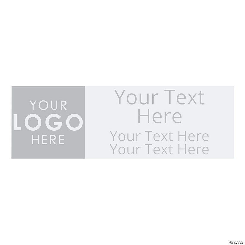 Personalized Logo & Text Banner - Medium Image Thumbnail