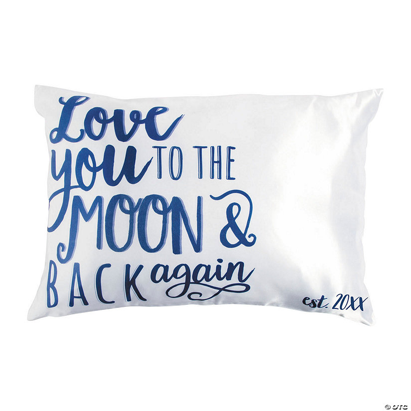 Personalized Love You to the Moon Pillowcases - 2 Pc. Image Thumbnail