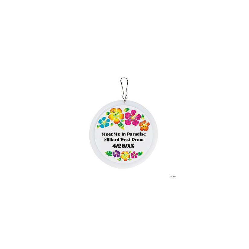 Personalized Luau Charms - 24 Pc. Image