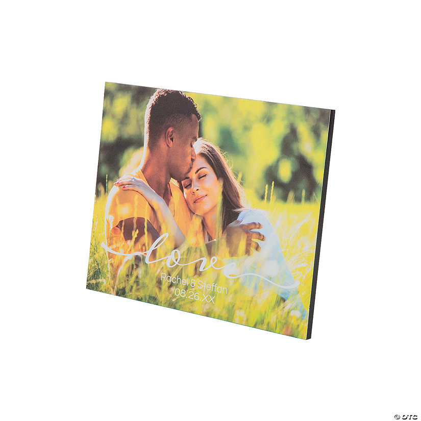Personalized Medium Love Photo Tabletop Sign Image