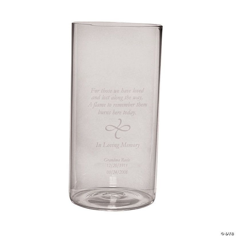 Personalized Memorial Candle Holder Discontinued