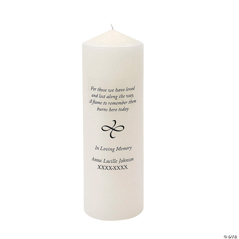 Personalized Memorial Verse Candle Image Thumbnail