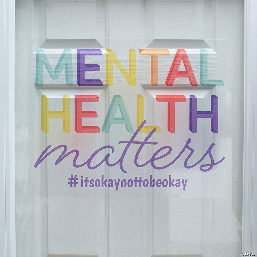 Personalized Mental Health Matters Cling Image Thumbnail