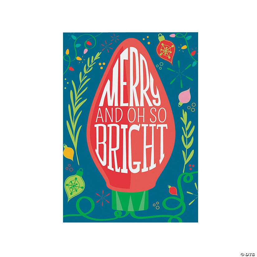 Personalized Merry & Bright Christmas Cards Image
