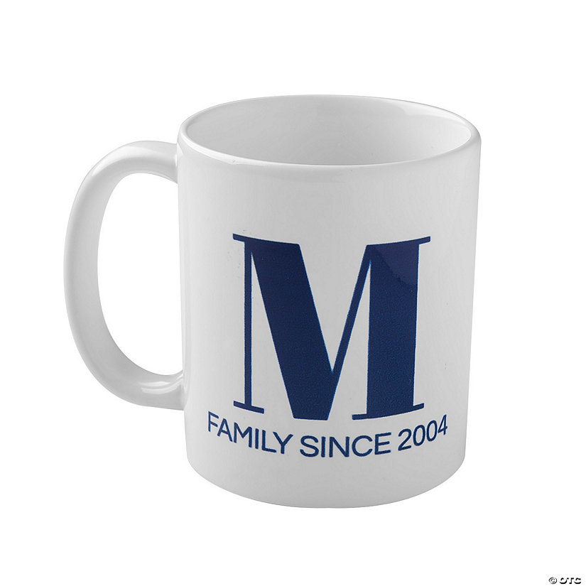 Personalized Monogram Ceramic Coffee Mug Image Thumbnail