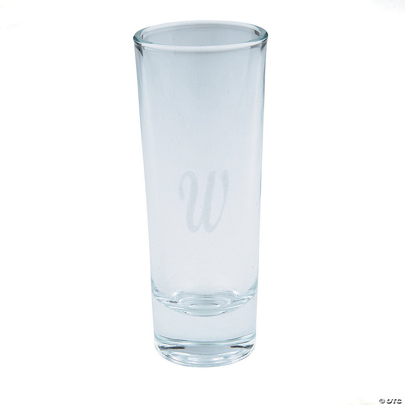 Personalized Monogram Tall Shot Glasses Discontinued