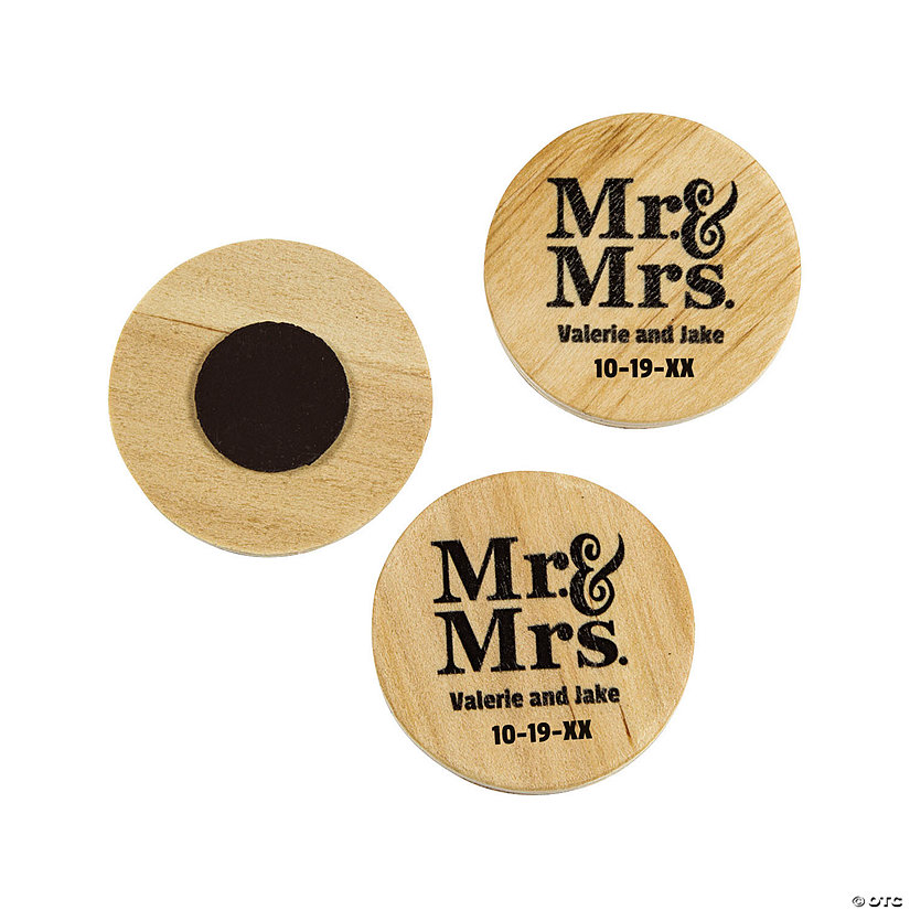 Personalized Mr. & Mrs. Magnets - 24 Pc. Image Thumbnail