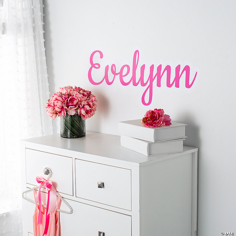 Personalized Name Wall Cling Oriental Trading