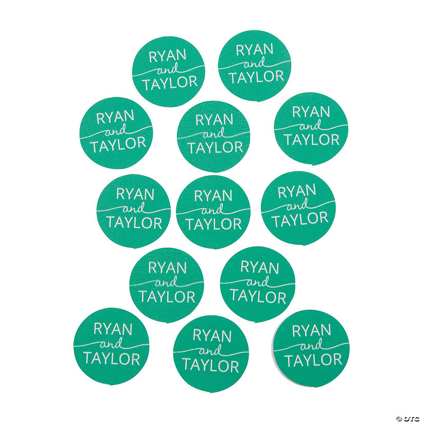 Personalized Names Wedding Confetti - 50 Pc. Image