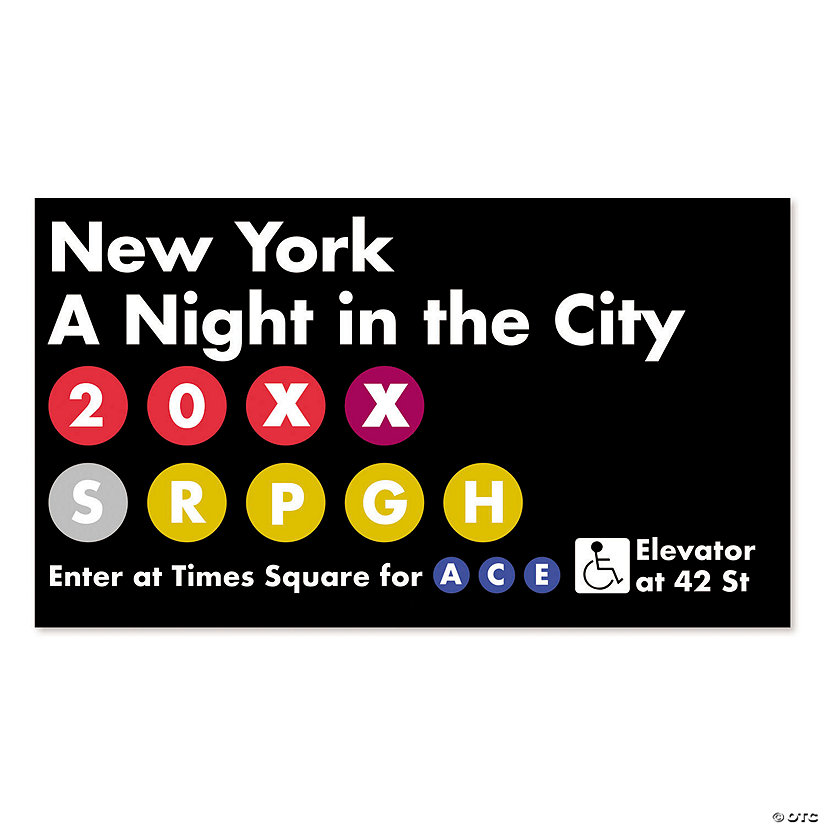 Personalized New York City Subway Sign Image Thumbnail