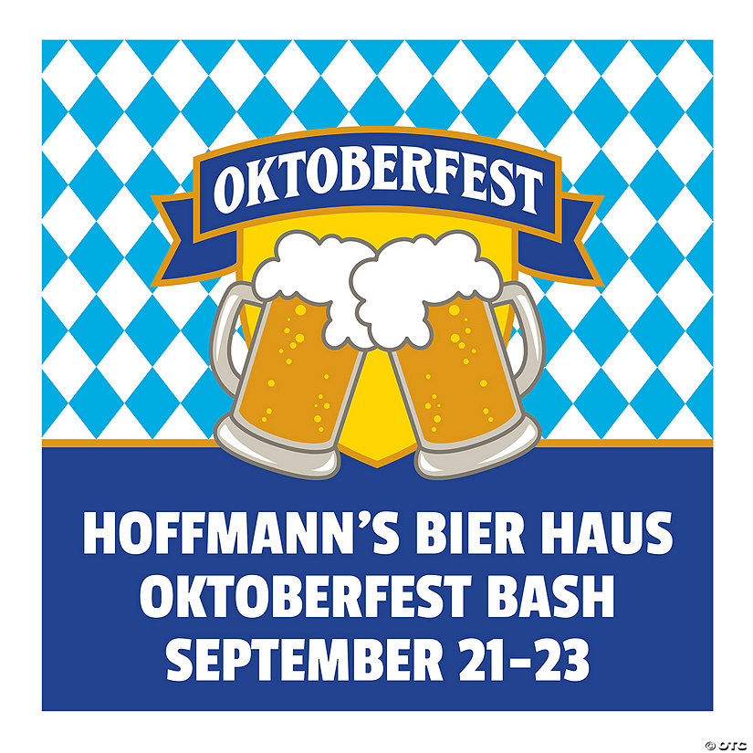Personalized Oktoberfest Backdrop Image
