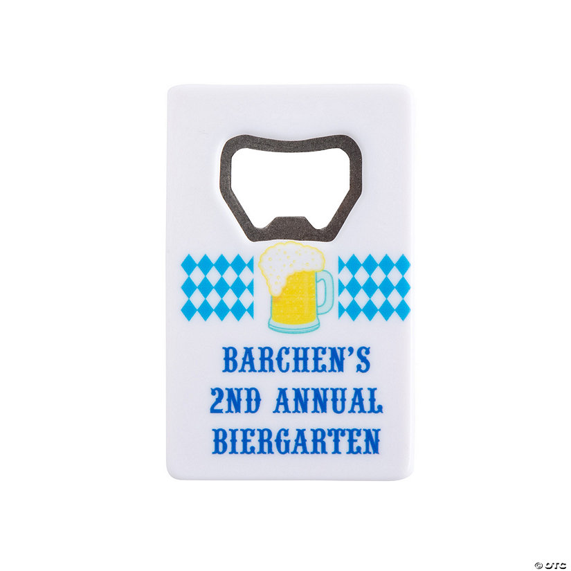 Personalized Oktoberfest Bottle Openers - 12 Pc. Image