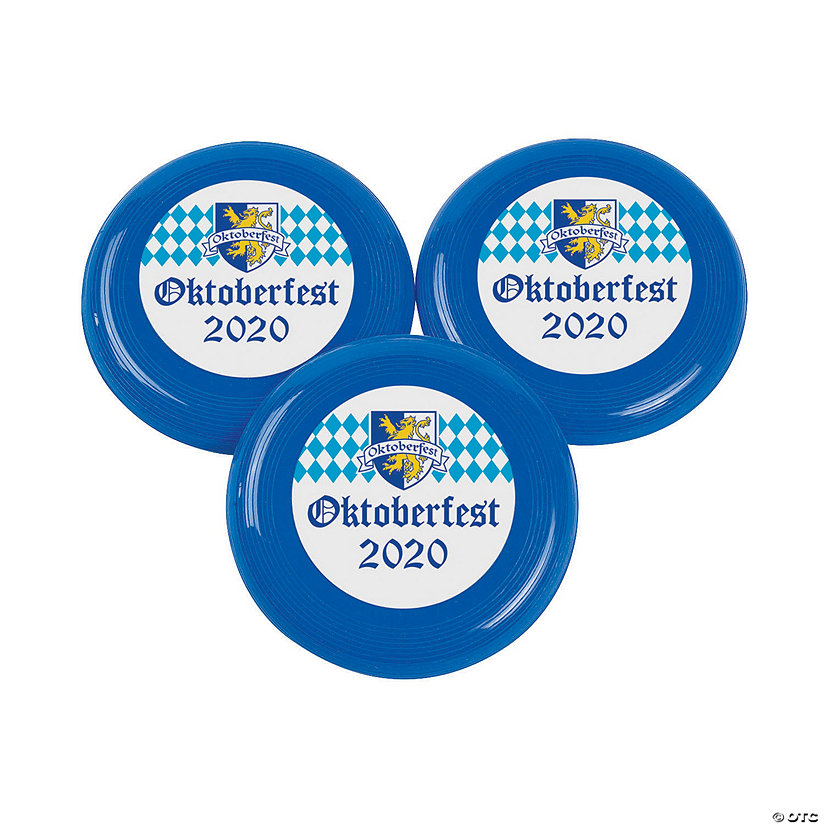 Personalized Oktoberfest Mini Flying Discs Oriental Trading
