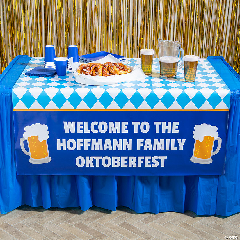 Personalized Oktoberfest Table Runner Image