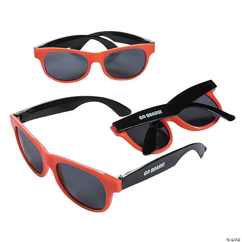 Personalized Orange And Black Two Tone Sunglasses Oriental Trading 8918