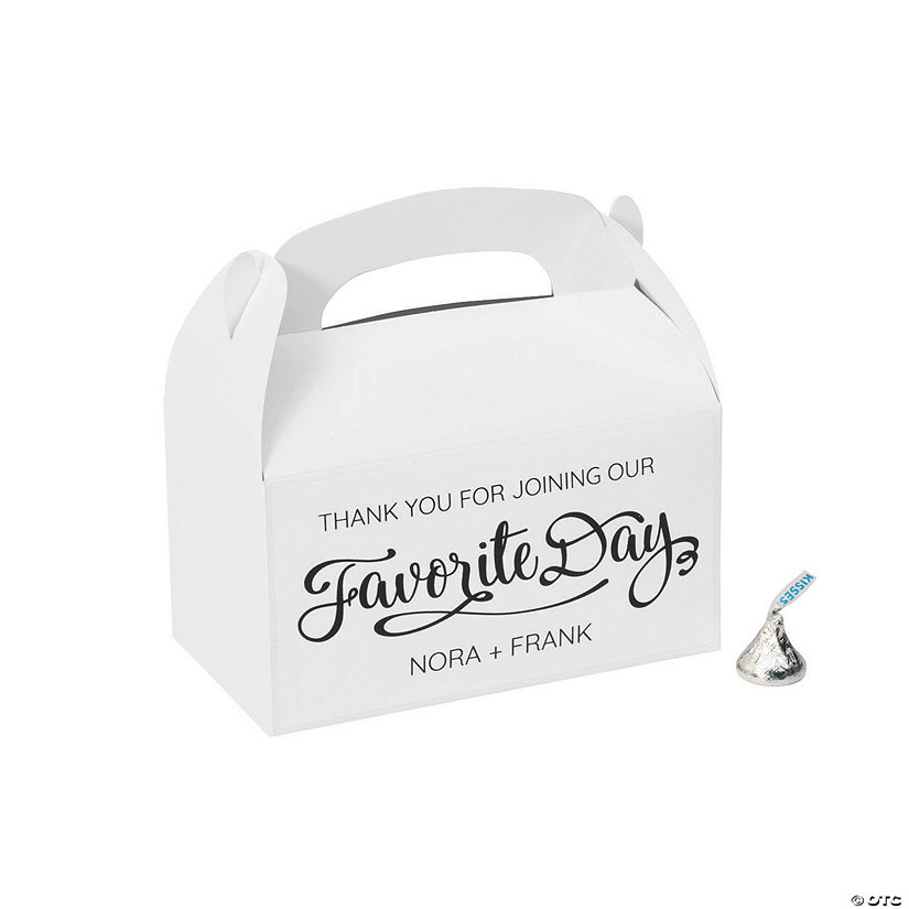 Personalized Our Favorite Day Treat Boxes - 12 Pc. Image Thumbnail