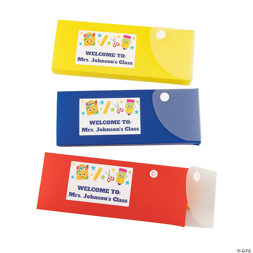 Personalized Pencil Boxes - 12 Pc. Image