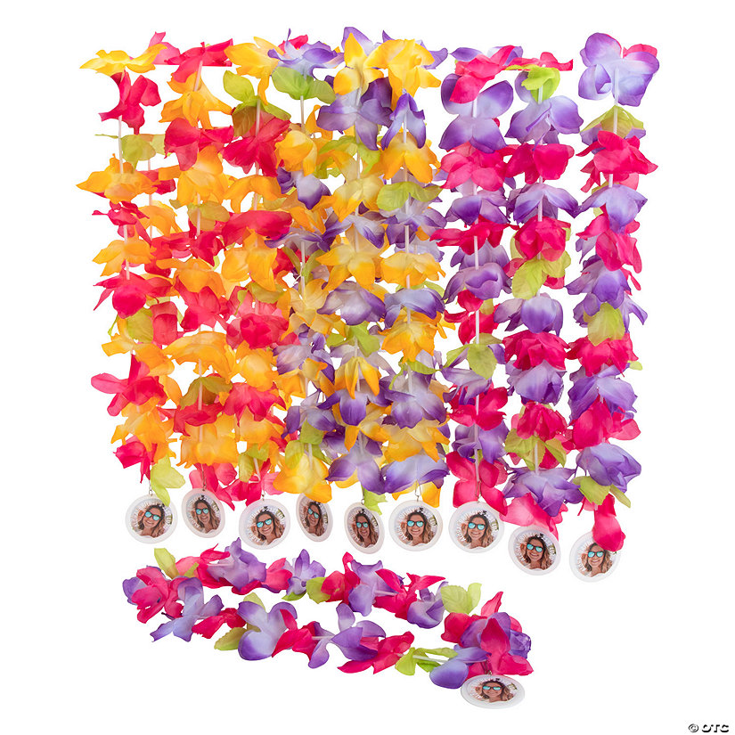 Personalized Photo Leis - 24 Pc. Image