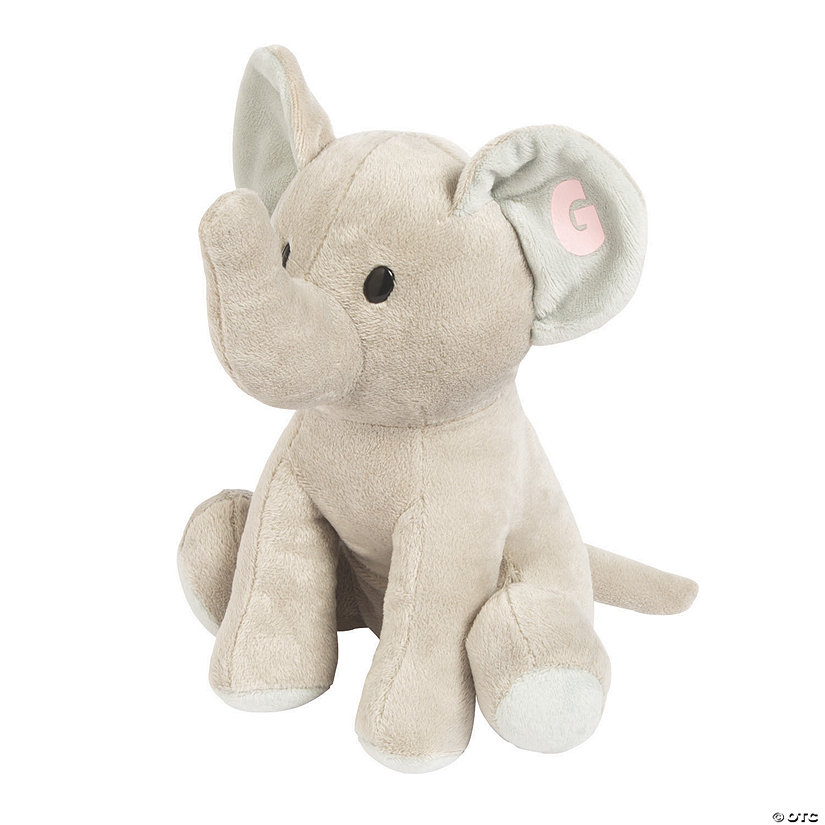 small pink elephant stuffed animal