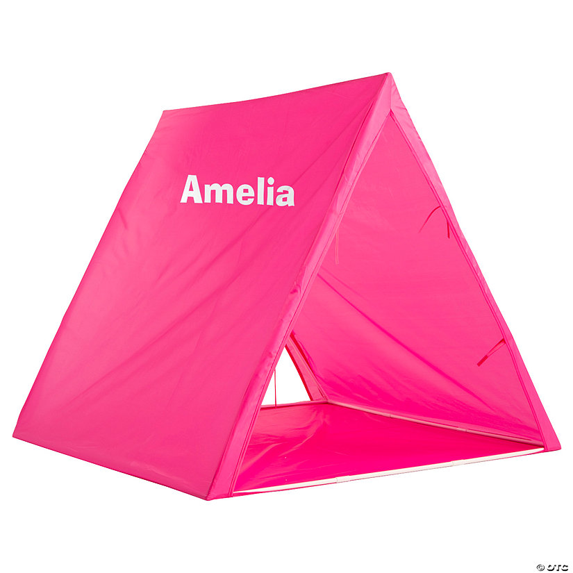 Personalized Pink Sleepover Tent Image