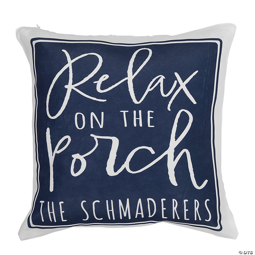 Personalized Porch Pillow Image