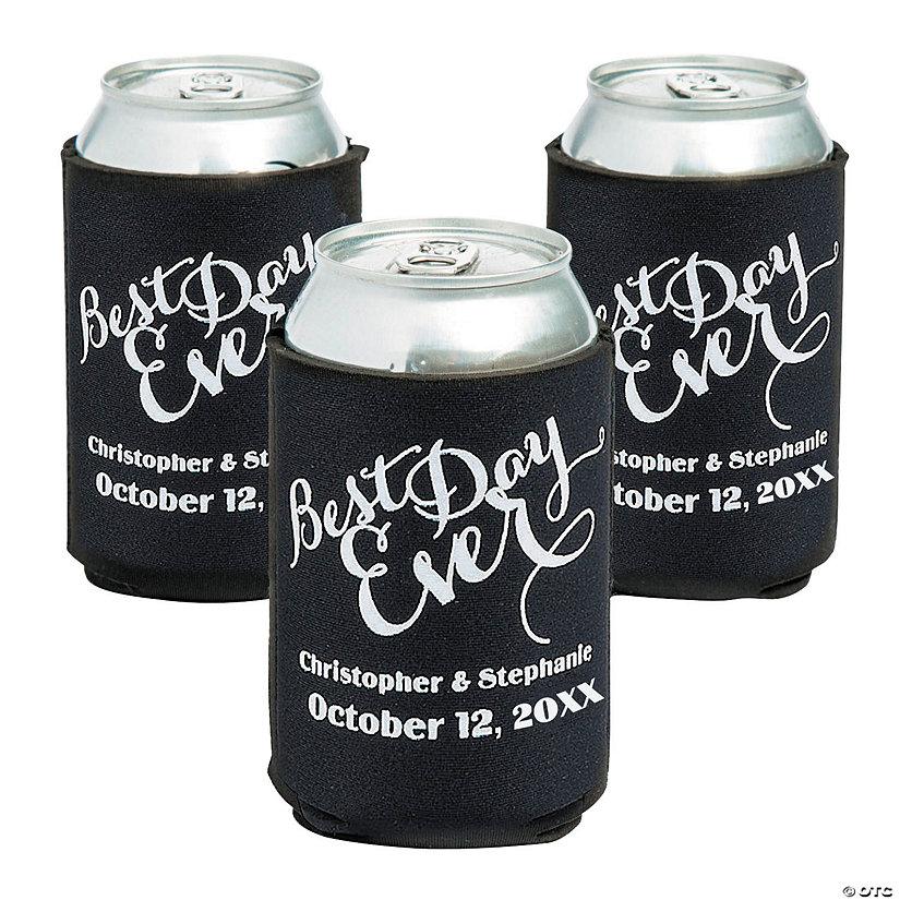 Personalized Premium Best Day Ever Can Coolers - 48 Pc. Image Thumbnail